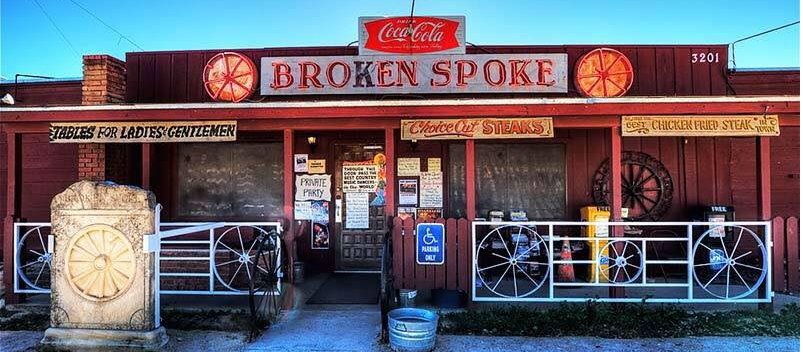 Broken Spoke entrance in Austin, Texas