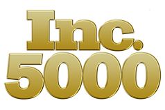 Inc. 5000 award logo showing one of MileStone's home builder awards