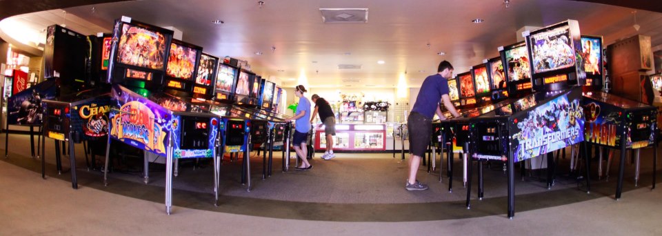 Pinballz Arcade room in the city of Austin, Texas