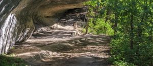 The Smith Rock Shelter at McKinny Falls State Park in Buda, TX