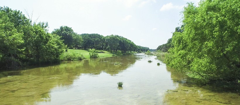 Hill Country along the San Gabriel River for those living in Leander, Texas