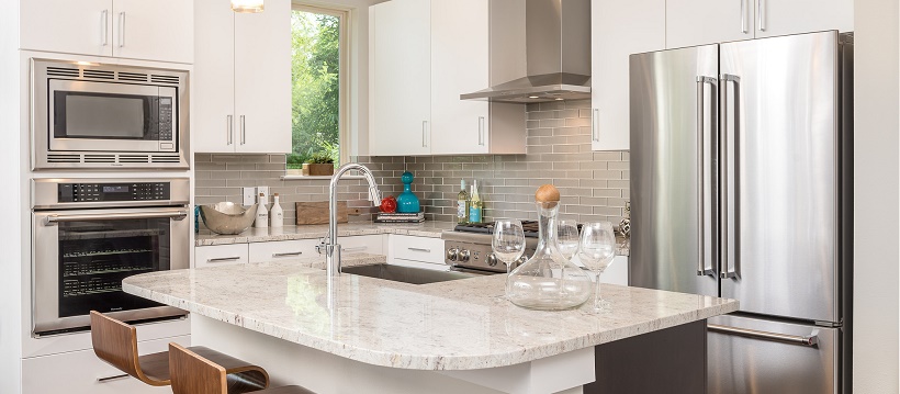 The modern design of a kitchen in South Austin as an example of different home styles