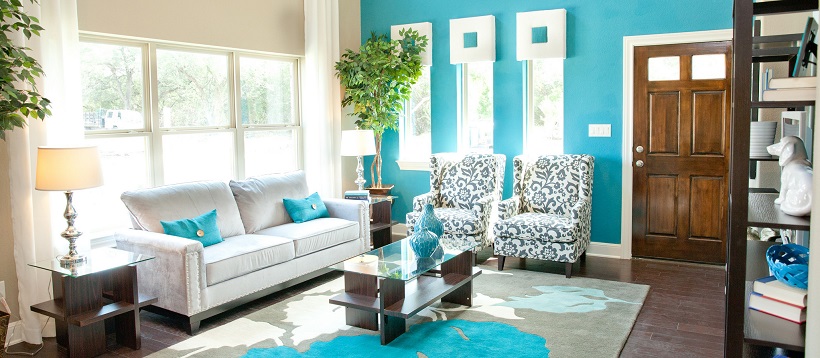 Blue Home Decor : From Winter Decor to Spring Decor: The Best Transitional ... : Blue can create a calming effect bringing.