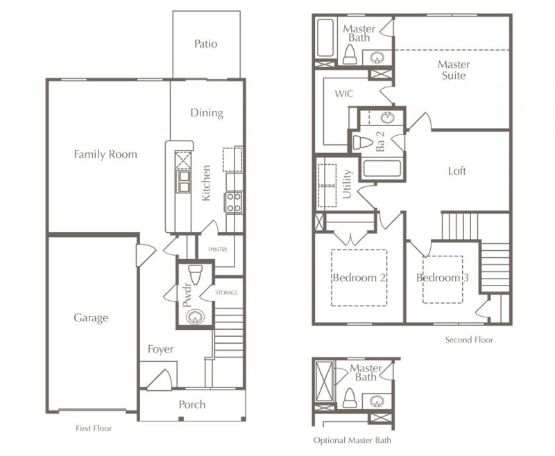 MileStone Community Builders’ Bronte floor plan for families.