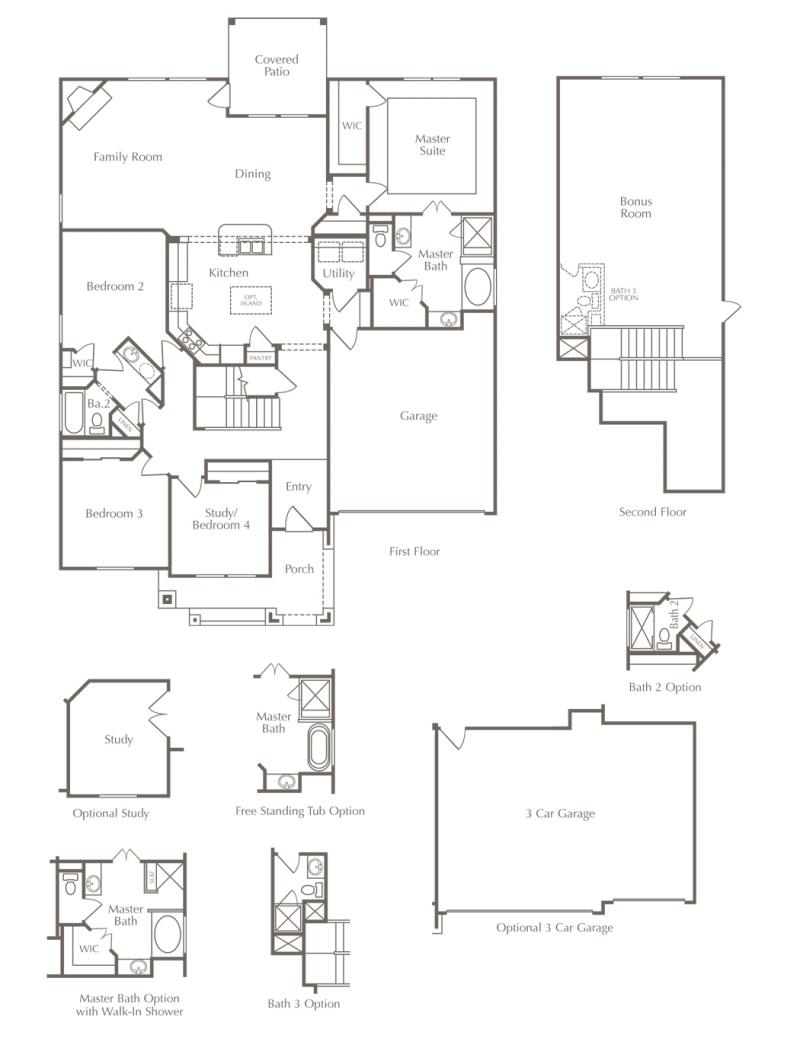 MileStone Community Builders’ Trinity II floor plan for families.