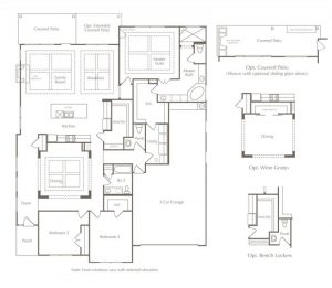 A drawing of a home’s layout to help people find a floor plan in Austin, Texas