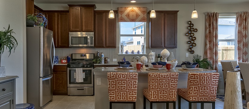 The kitchen of one of Austin’s newest coming-soon home options.