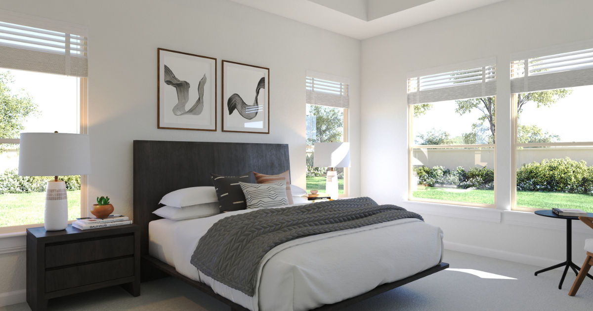 sunny master bedroom