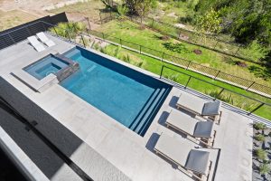 Picture of a pool option offered at Milky Way at River Place homes.
