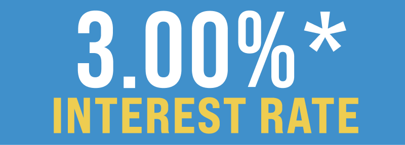 3.00% Interest Rate