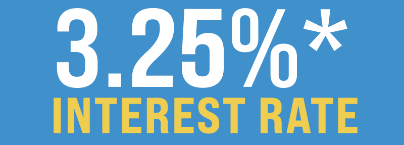 3.25% Interest Rate