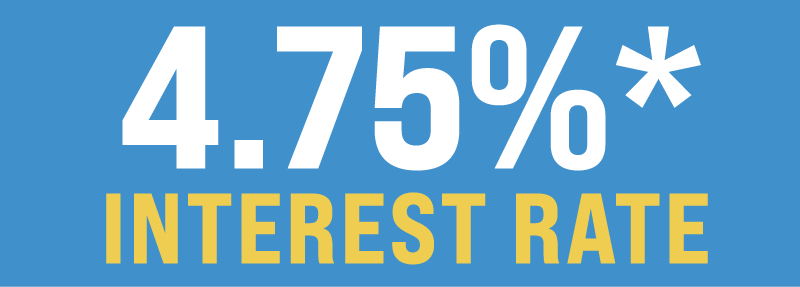 4.75% Interest Rate